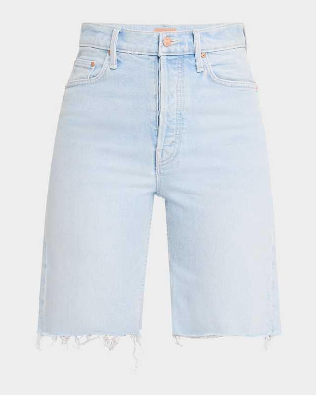 The High-Waist Rider Bermuda Short Fray Shorts